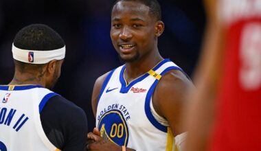 Warriors' Jonathan Kuminga has fallen behind his draft peers in performance and pay | Sports