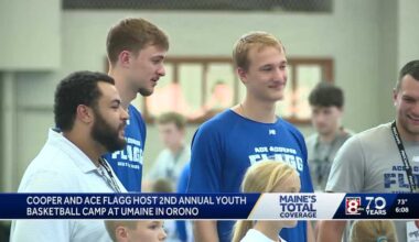 Cooper Flagg back in Maine to coach at youth basketball camp