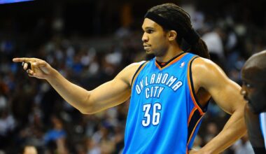 Thunder jersey history No. 36