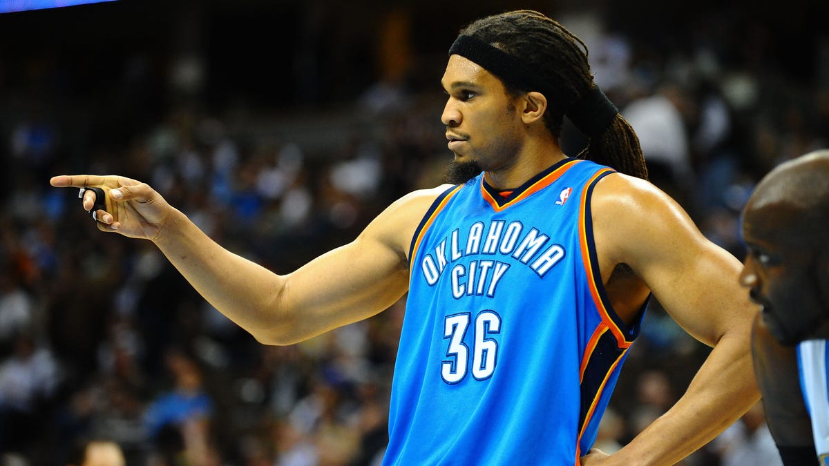 Thunder jersey history No. 36