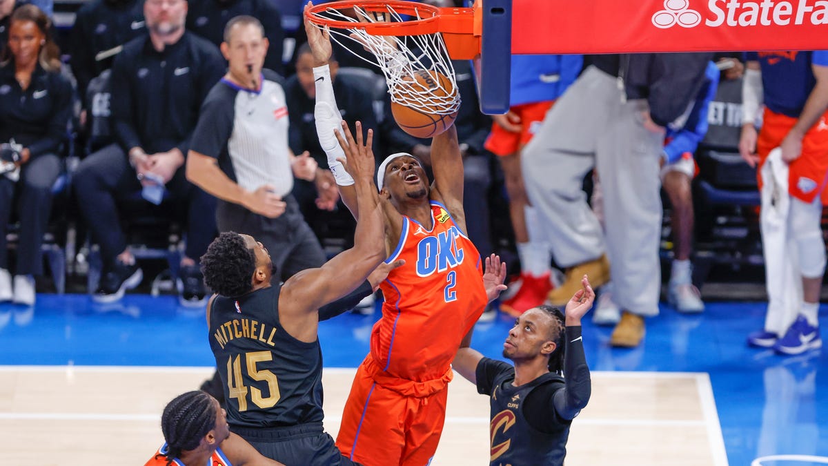 Thunder-Cavaliers games on national TV twice