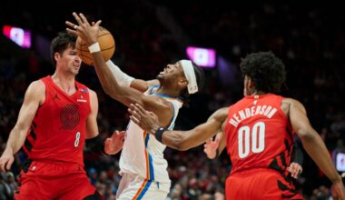 OKC Thunder to play Trail Blazers four times before 2026 New Year’s