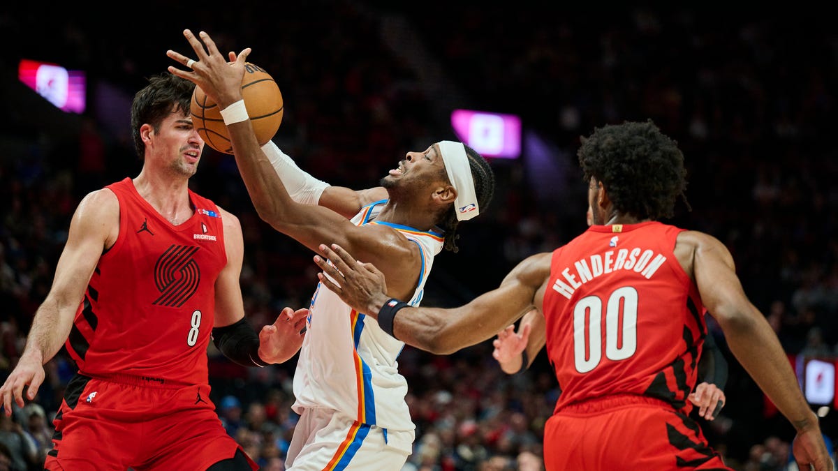 OKC Thunder to play Trail Blazers four times before 2026 New Year’s