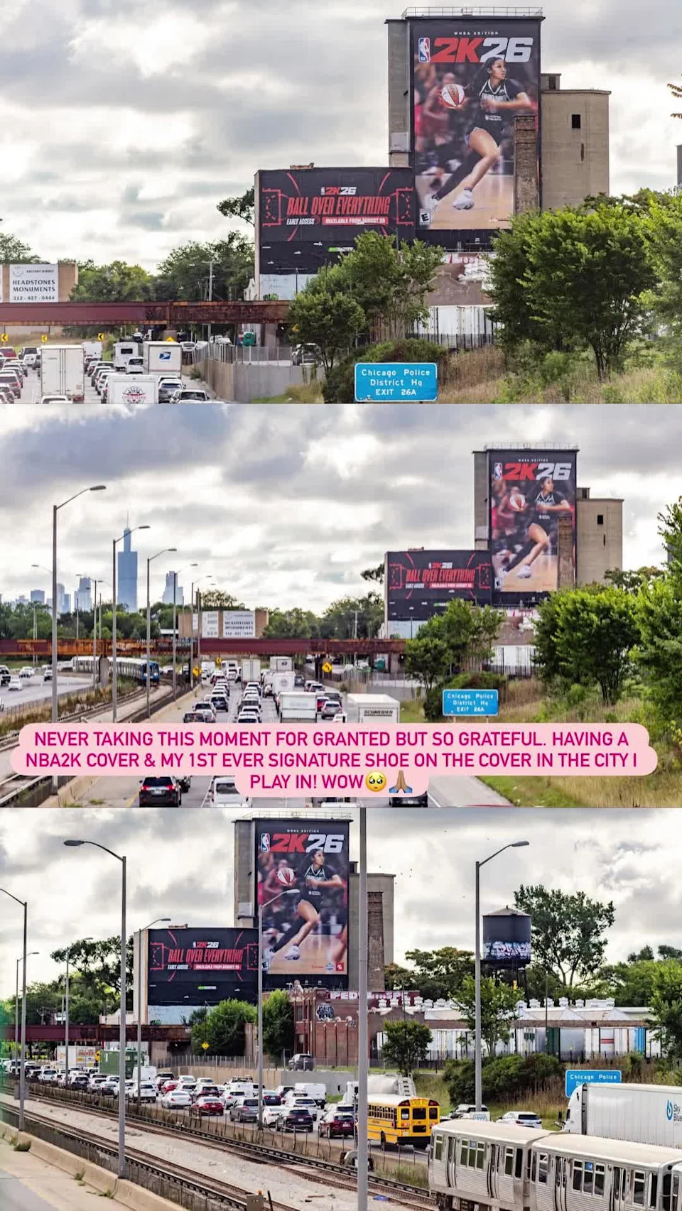 Angel Reese Instagram Stories post.