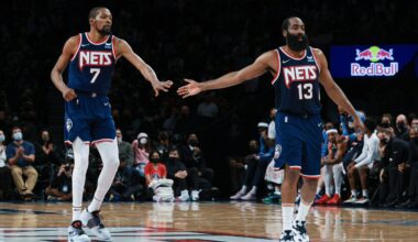 Former Nets G James Harden picks KD, Kyrie Irving for starting 5