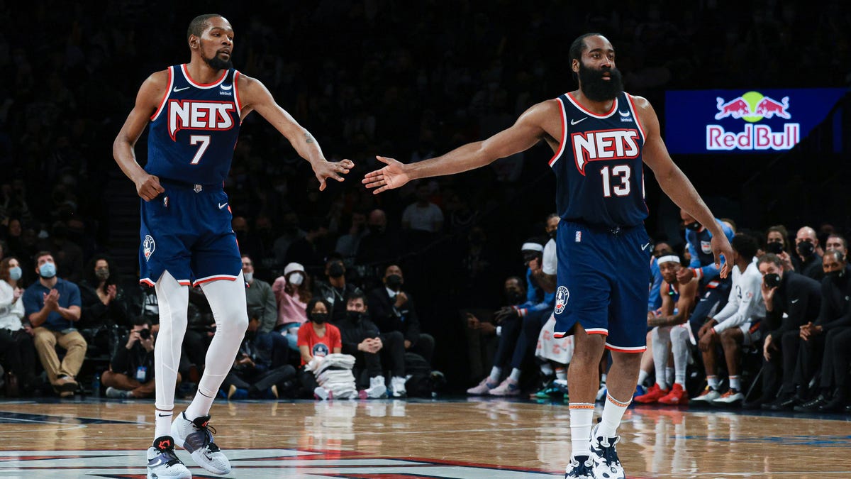 Former Nets G James Harden picks KD, Kyrie Irving for starting 5