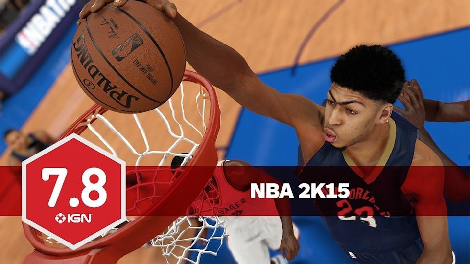 <a href="http://www.ign.com/articles/2014/10/10/nba-2k15-review" rel="nofollow noopener" target="_blank" data-ylk="slk:Reviewed by Mike Mitchell;elm:context_link;itc:0;sec:content-canvas" class="link ">Reviewed by Mike Mitchell</a><br>9 October 2014<br>NBA 2K15 feels like a new-gen experience that 2K isn’t quite ready for. It’s an absolutely beautiful game to look at, and its controls are as tight as they’ve ever been. Some features are vastly improved from last year, and fortunately most of those continue to work when the servers don’t. It’s a shame that the best game modes won’t always be accessible, because this could’ve been an amazing basketball game. It still could be, if 2K can fix it. But if you buy it right now, you can expect a great offline experience.