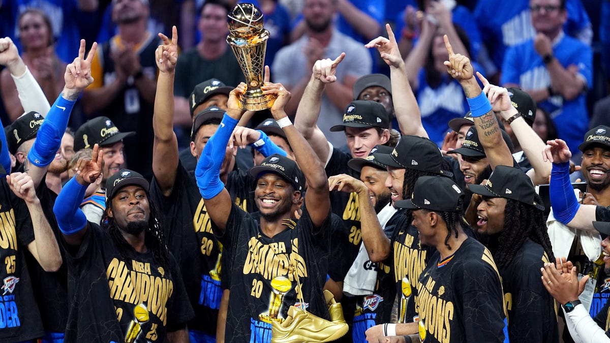 Who will OKC Thunder play on NBA Opening Night, Christmas Day?