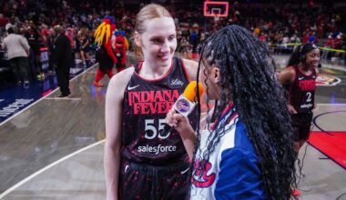 Why didn't Indiana Fever forward Chloe Bibby play vs Mystics?