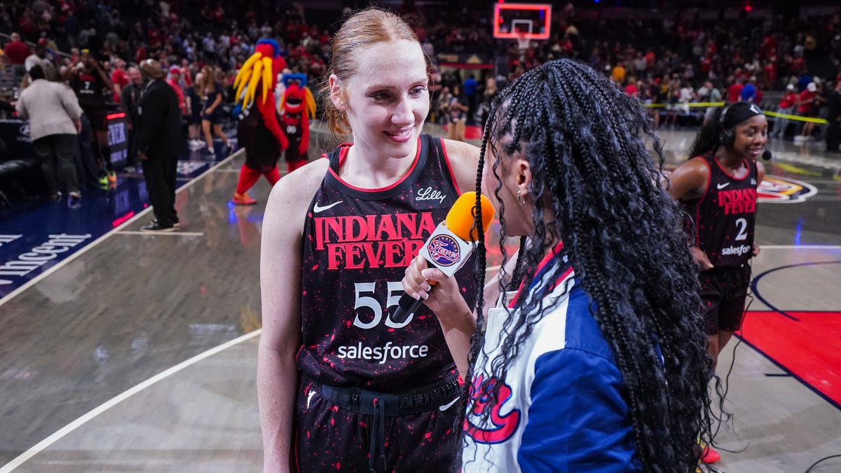 Why didn't Indiana Fever forward Chloe Bibby play vs Mystics?