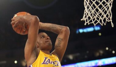 Lakers jersey history No. 1/No. 3 — Trevor Ariza