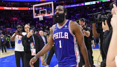 Former Sixers star James Harden ranked top-7 point guard in NBA