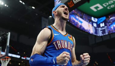 Several OKC Thunder teammates attend Alex Caruso's wedding