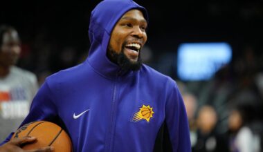 Kevin Durant on OKC’s ring night vs. Houston