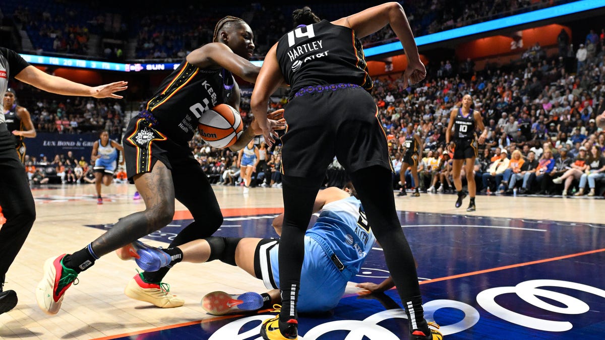 Three players ejected from Sky vs Sun game after heated scuffle