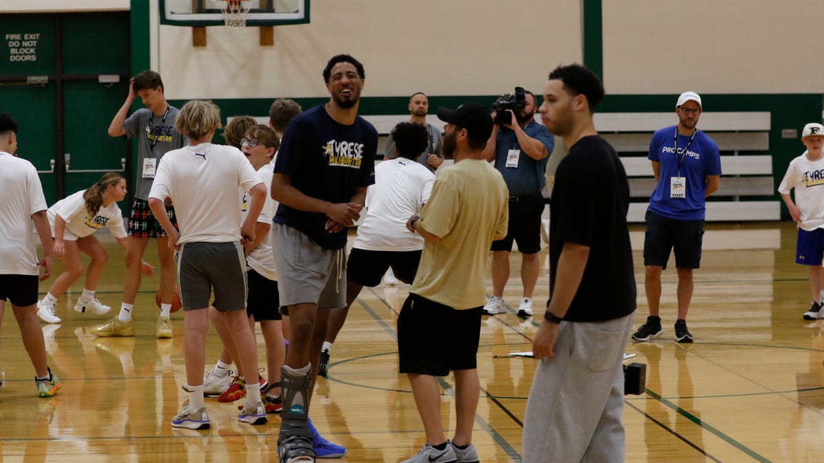 Indiana Pacers star Tyrese Haliburton hosts camp in hometown of Oshkosh