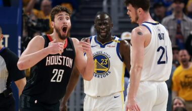 Rockets-Warriors rivalry grows as Draymond Green, Alperen Sengun spar