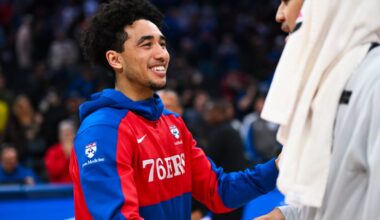 Sixers' Jared McCain on first meeting Joel Embiid