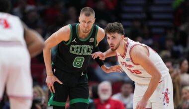 Kristaps Porzingis on Houston’s Alperen Sengun