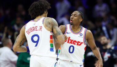 Sixers' Tyrese Maxey, Kelly Oubre Jr. get 1-on-1 work in open gym