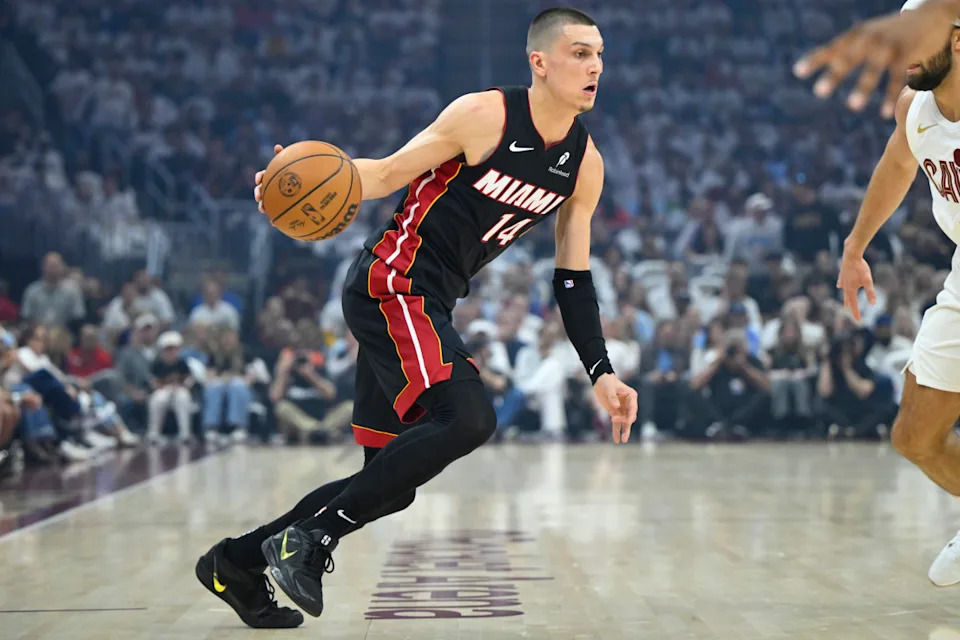 Miami Heat guard Tyler Herro (14)© David Richard-Imagn Images
