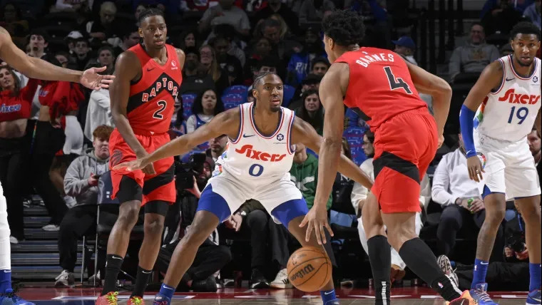 Scottie Barnes and Tyrese Maxey