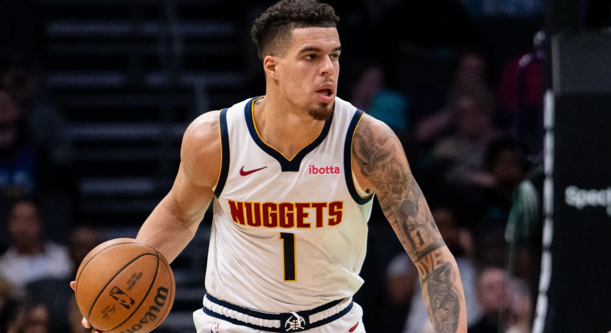 Michael Porter Jr. #1 of the Denver Nuggets in the third quarter