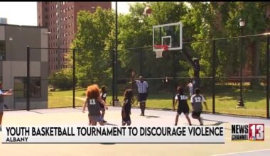 Youth basketball tourney in Albany aims to reduce violence