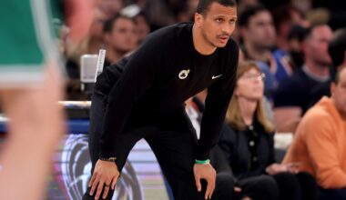 Boston Celtics Head Coach Joe Mazzulla Marks Presence at UFC 319 in Chicago 