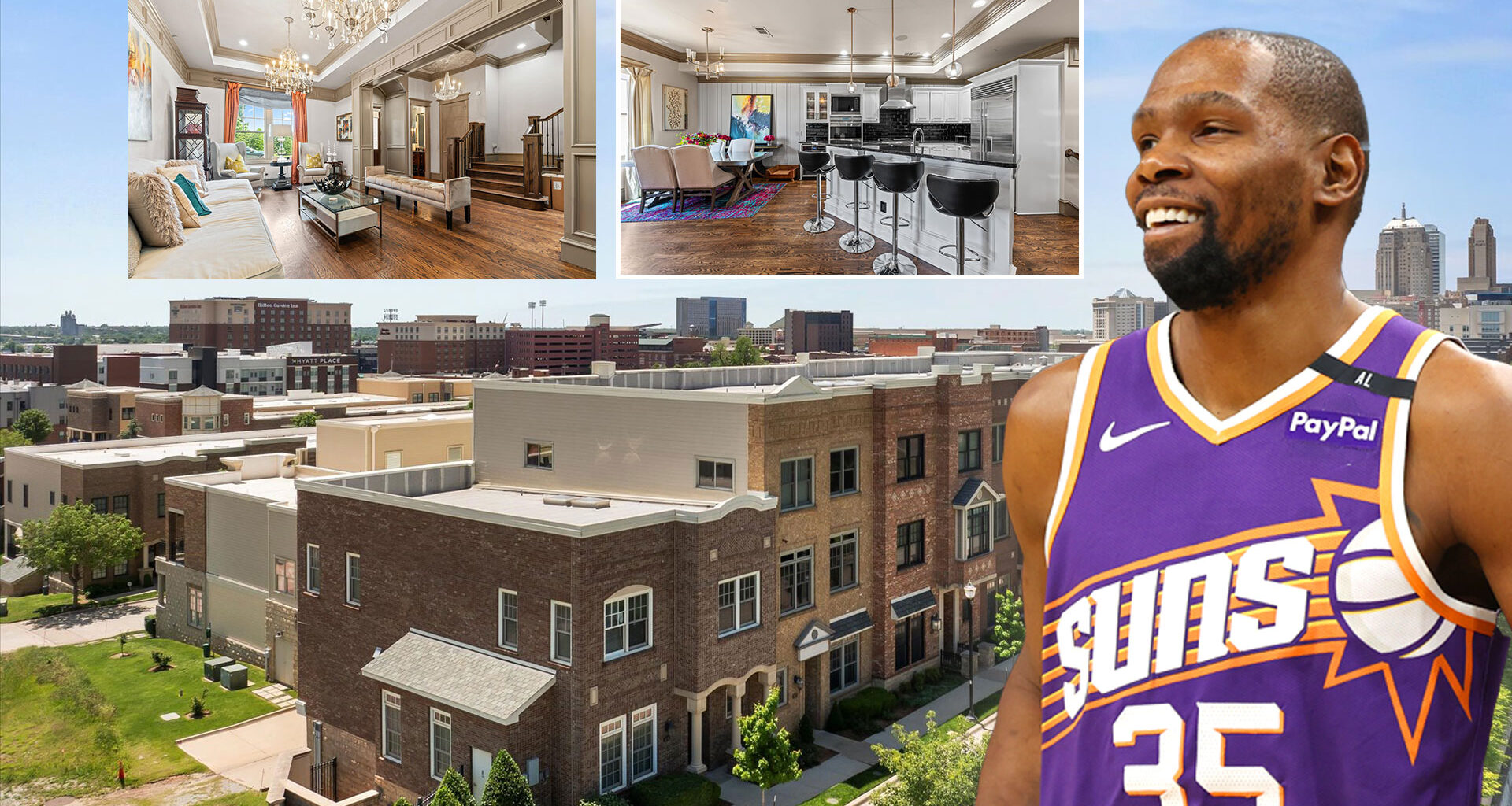 NBA legend Kevin Durant's old $1.1m house hit the market for just $35 - but there's a catch