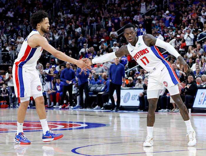 Detroit Pistons eye first home playoff win in Little Caesars Arena history vs. Knicks