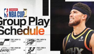 Phoenix Suns announce in-season tournament schedule