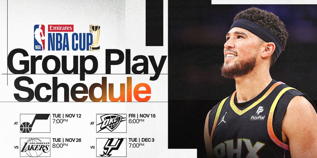Phoenix Suns announce in-season tournament schedule