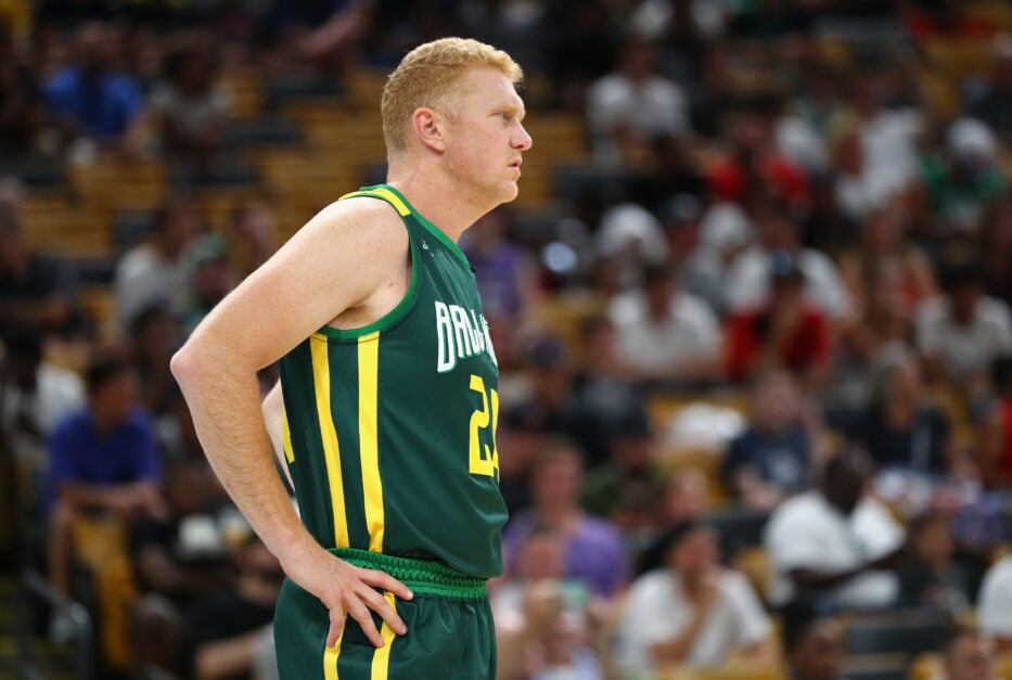 Brian Scalabrine played five years with the Boston Celtics