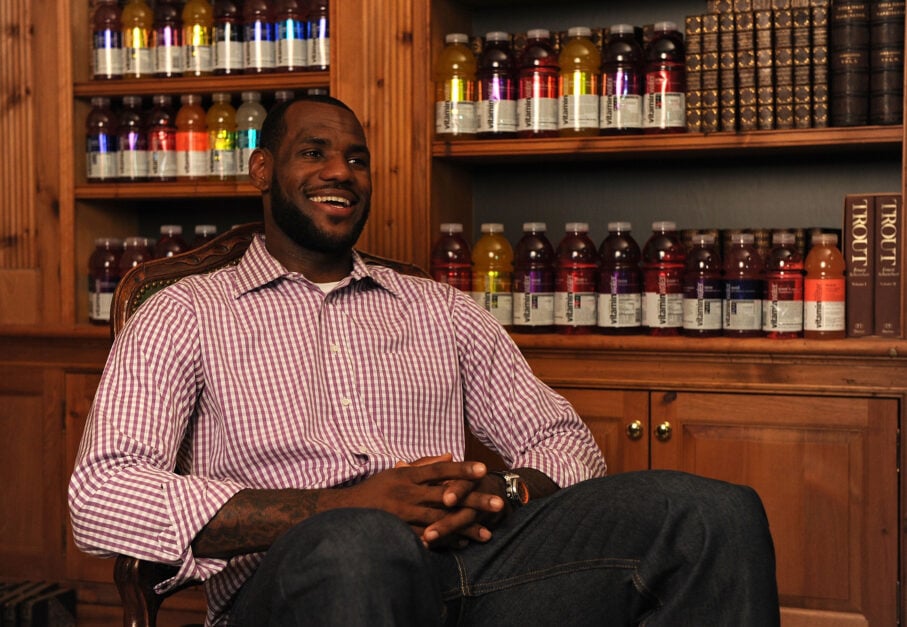 LeBron James in the hours before his famous The Decision special.