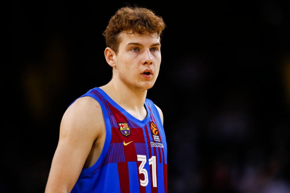 #31 Rokas Jokubaitis of FC Barcelona during the Turkish Airlines Euroleague Basketball regular season match vs. UNICS Kazan.