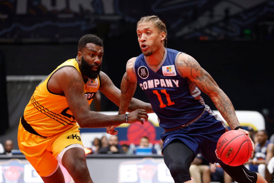 Michael Beasley at the BIG3 - Week Seven