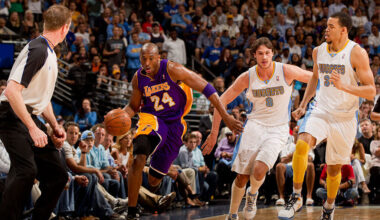 Group of former Denver Nuggets players win title trophy
