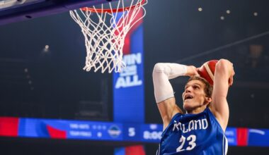 Lauri Markkanen #23 of Finland