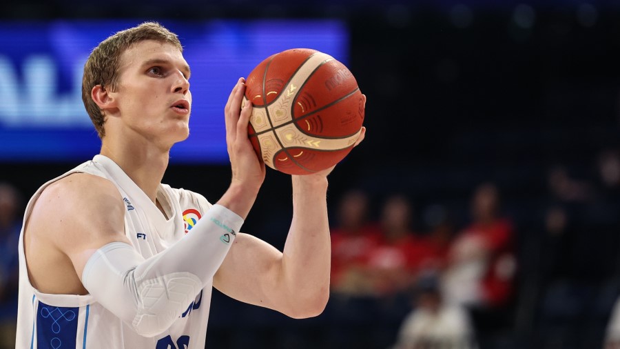 Lauri Markkanen #23 of Finland