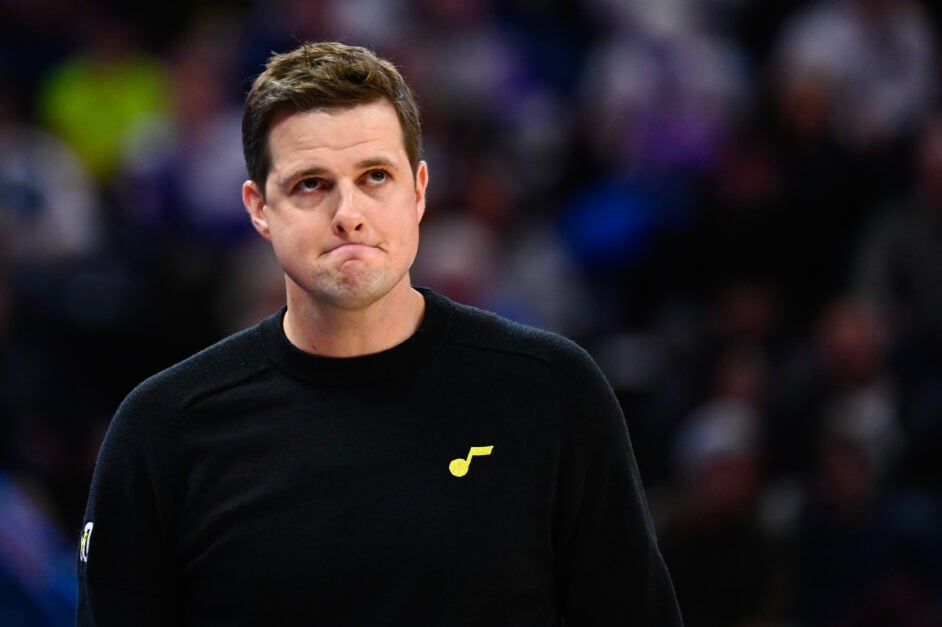 Utah Jazz coach Will Hardy