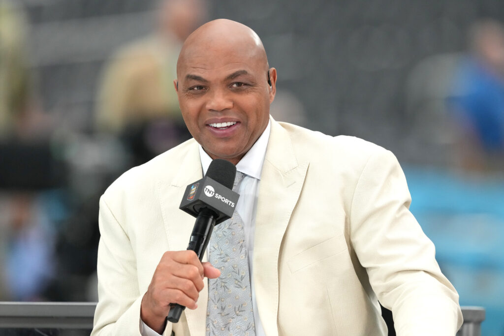 Charles Barkley on air for the NBA on TNT