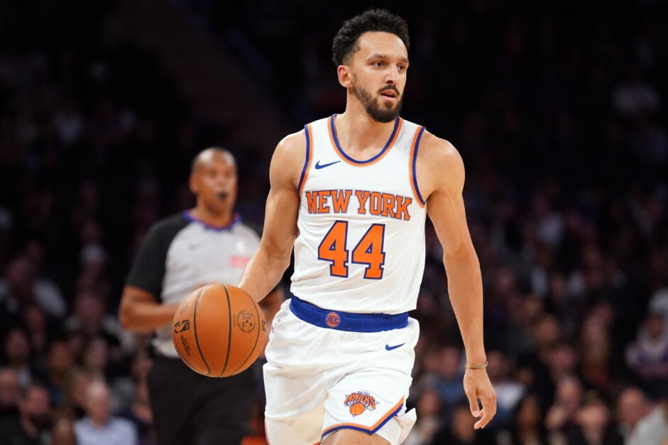 Landry Shamet came to the New York Knicks after initially being waived by them