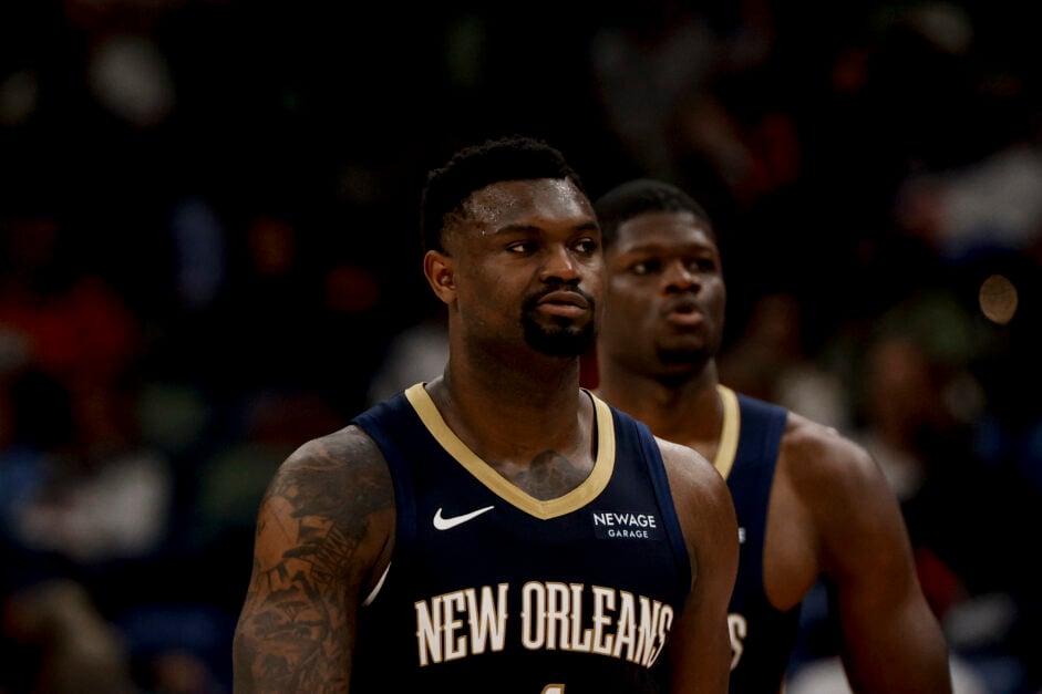 The New Orleans Pelicans' superstar forward Zion Williamson during the 2024-25 season.