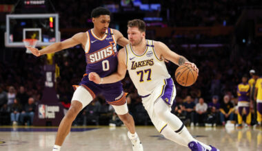 The Phoenix Suns 2025-26 schedule features the Los Angeles Lakers and Luka Doncic...
