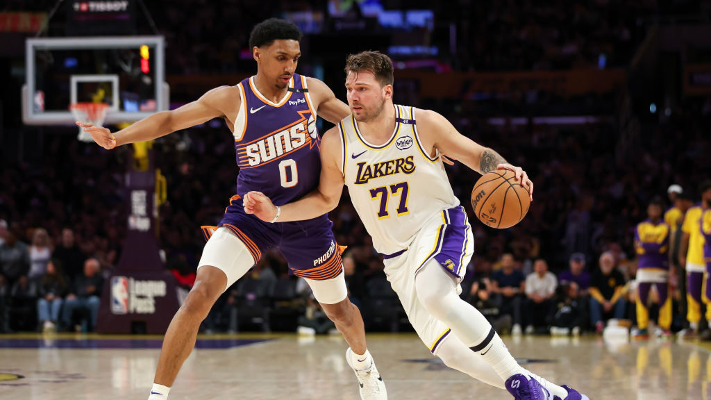 The Phoenix Suns 2025-26 schedule features the Los Angeles Lakers and Luka Doncic...