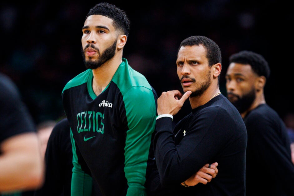 Boston Celtics head coach Joe Mazzulla