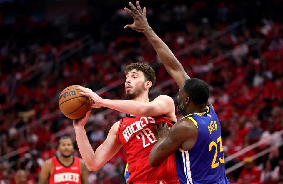 Alperen Sengun faced Draymond Green