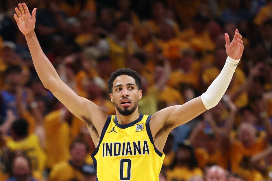 Indiana Pacers star guard Tyrese Haliburton during the NBA Finals against the Oklahoma City Thunder.