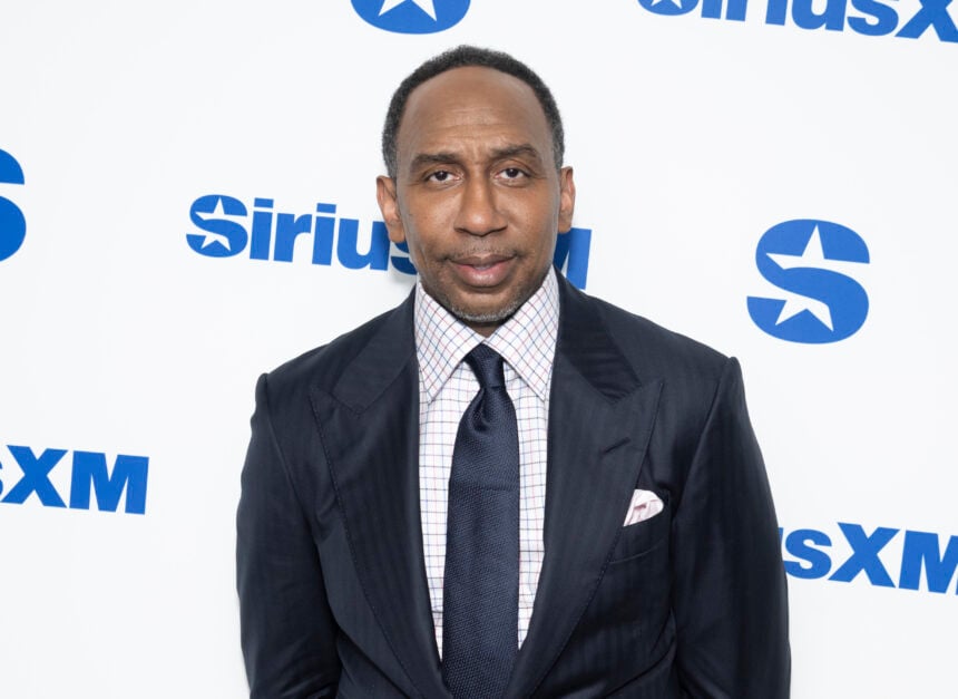 Stephen A. Smith and LeBron James exchanged some words during an NBA games last season